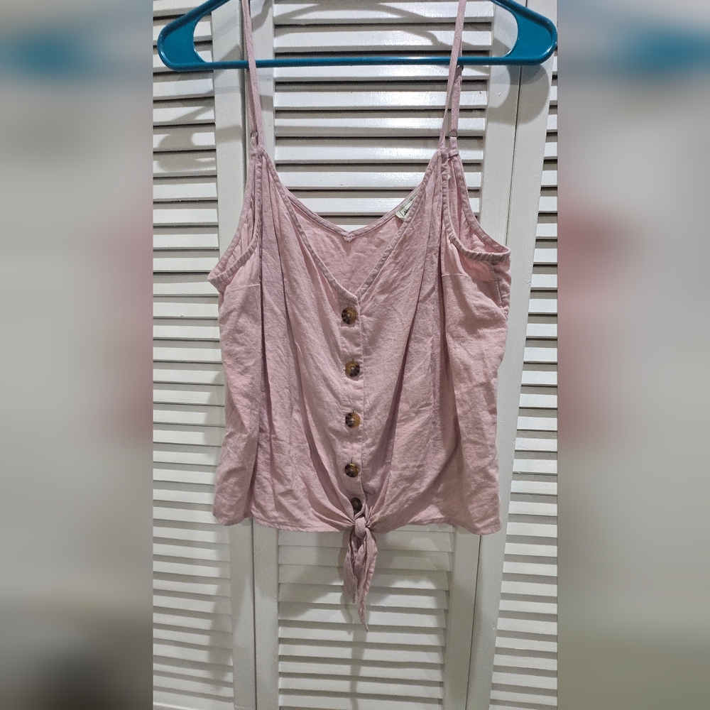 Ambercrombie And Fitch Mauve Button-Down Women's Top Size XL